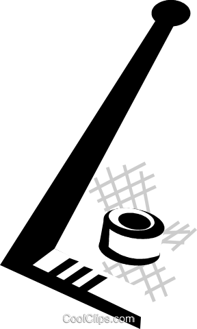 Hockey Stick And Puck Royalty Free Vector Clip Art - Royalty Payment (288x480)