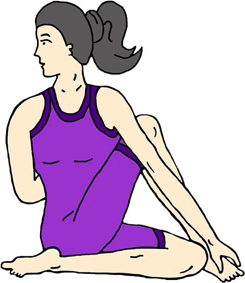 Yoga Poses For Women At Home, Do Yoga Exercises To - Sitting (516x625)