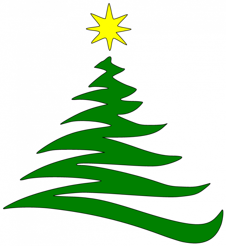 Medium Size Of Christmas Tree - Christmas Tree Outline Free (728x795)