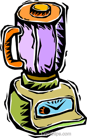 Blender, Kitchen Royalty Free Vector Clip Art Illustration - Illustration (302x480)