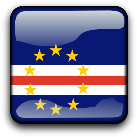 Cv Flags Clipart Png - Cape Verde Flag (600x600)