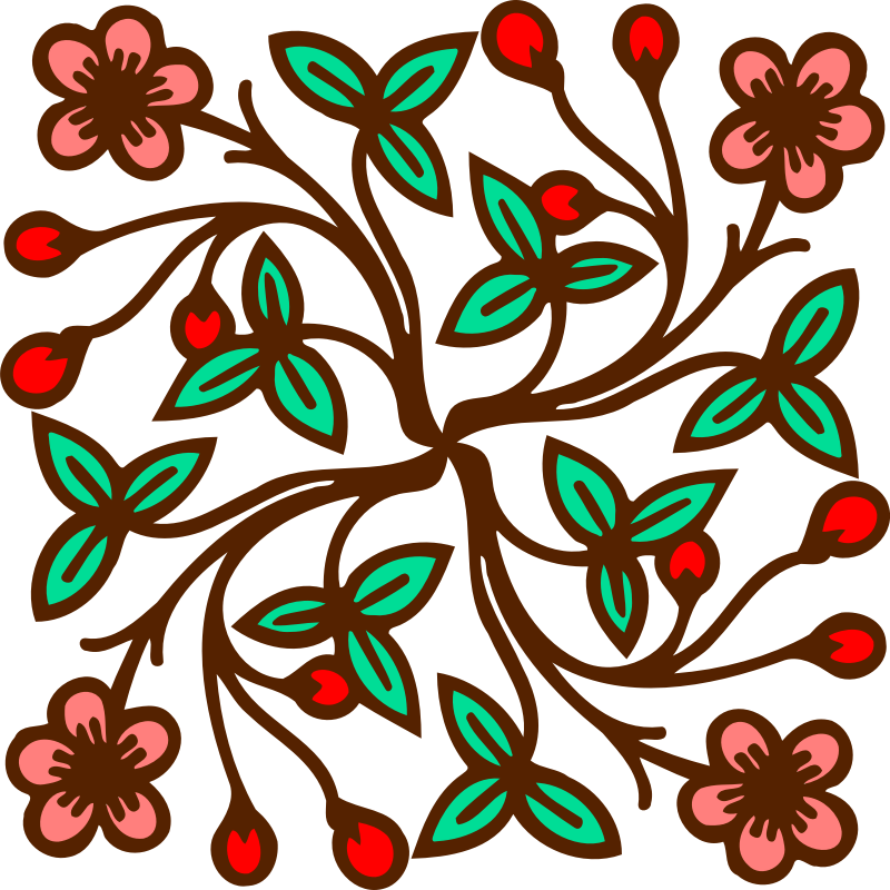 Clipart High Quality Easy To Use Free Support - Floral Design (800x800)