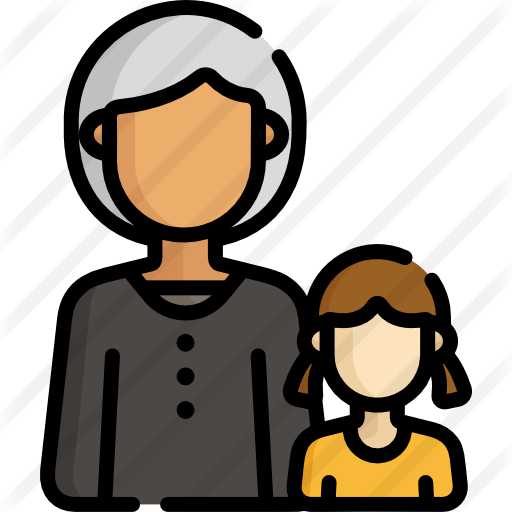 Grandmother - Abuelo Y Nieto Icono Png (512x512)