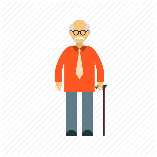 Old People Icon Clipart Computer Icons Old Age Clip - Man (512x512)