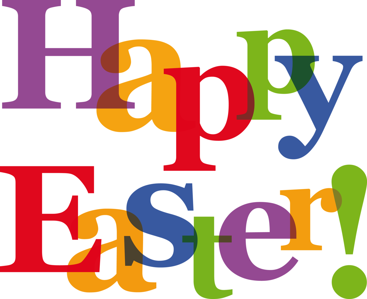 Надпись Happy Easter - Easter (1280x1044)