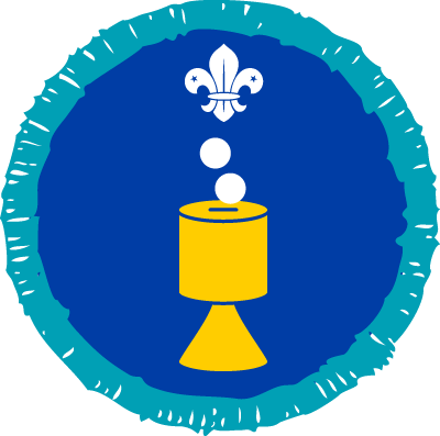 Fundraising Activity Badge - Cubs Badges (400x397)