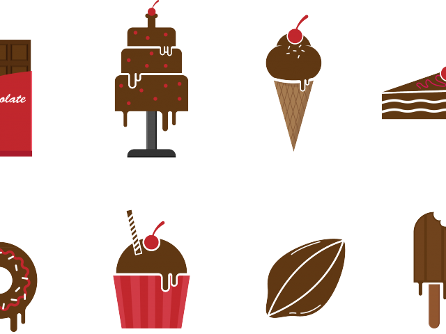 Elemental Clipart Ice Cream - Chocolate (640x480)