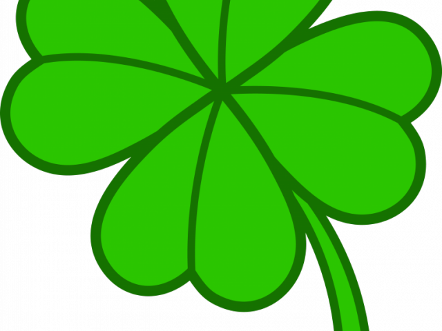 Rare Clipart Four Leaf Clover - 7 Leaf Clover Clipart (640x480)
