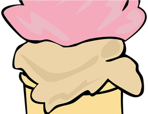 Chocolate Clipart Vanilla Ice Cream - Ice Cream Scoops Clip Art (640x480)