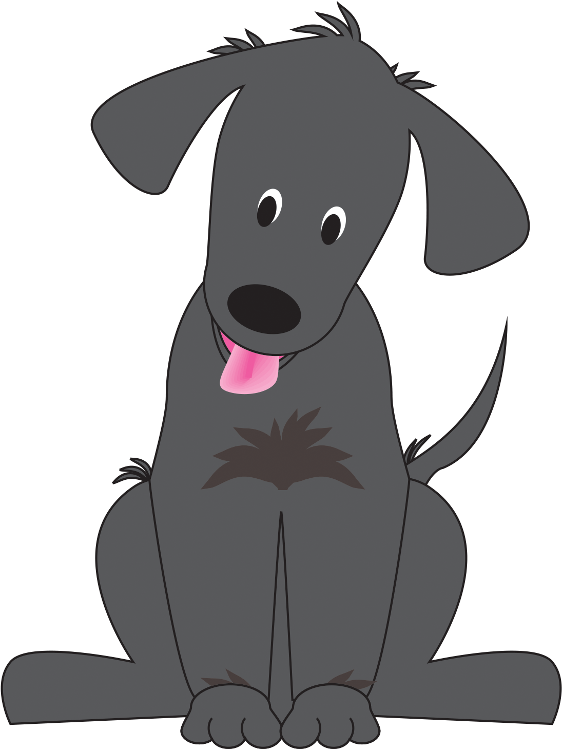 Clip Art Royalty Free Library Black Lab Dog Clipart - Clip Art Royalty Free Library Black Lab Dog Clipart (1386x1644)