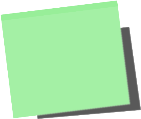 Sticky Note Transparent Png - Post It Green No Background (640x400)