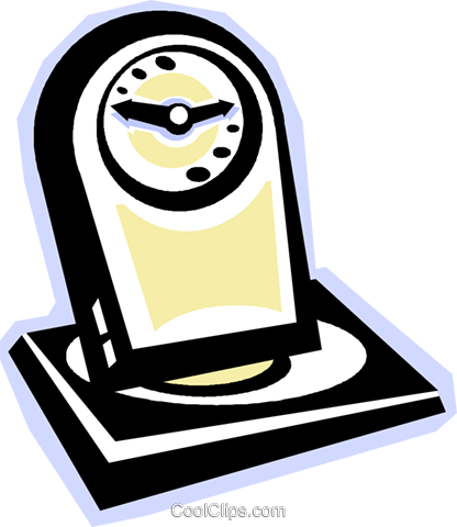 Mantle Clocks Royalty Free Vector Clip Art Illustration - Mantle Clocks Royalty Free Vector Clip Art Illustration (416x480)