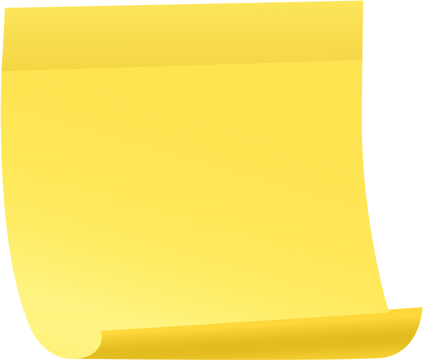 Sticky Note Png Free - Sticky Notes In Png (850x720)