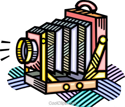 Vintage Camera Royalty Free Vector Clip Art Illustration - Vintage Camera Royalty Free Vector Clip Art Illustration (480x413)