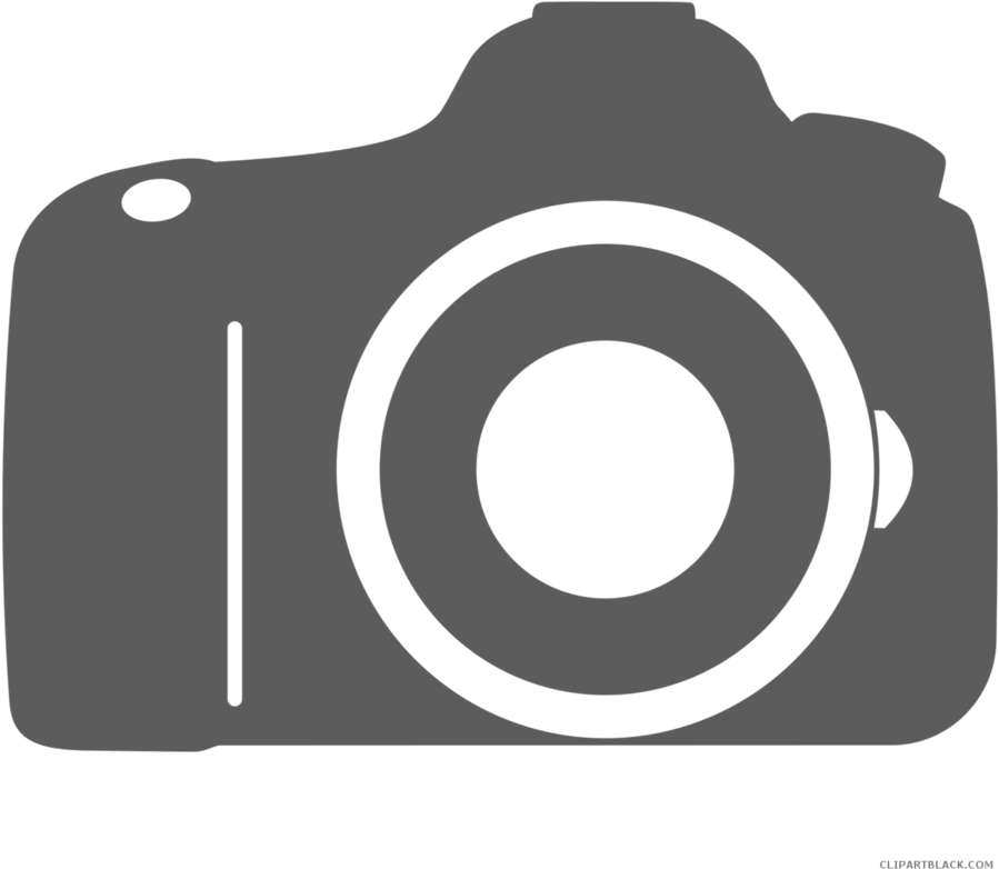 Camera Png Clipart Photographic Film Clip Art - Black And White Camera Clipart (900x900)
