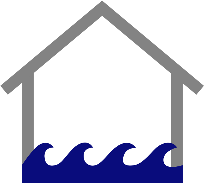 Water Damage - Home Icon Drawn Png (657x657)