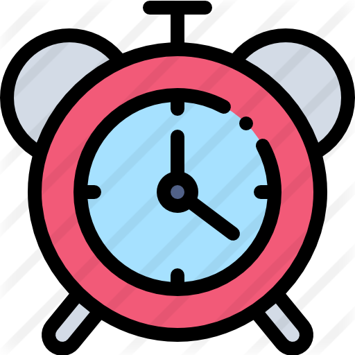 Alarm Clock Free Icon - Watch Svg (512x512)