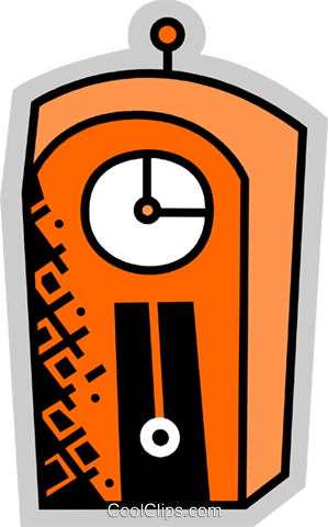 Grandfather Clocks Royalty Free Vector Clip Art - Clip Art (299x480)