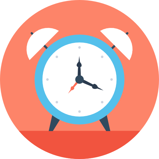 Alarm Clock Free Icon - Office Worker Icon Png (512x512)