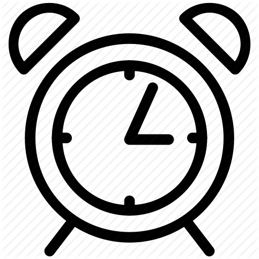 Clock Logo Line Clipart Alarm Clocks - Ekstreme Tower Ride Enchanted Kingdom (512x512)