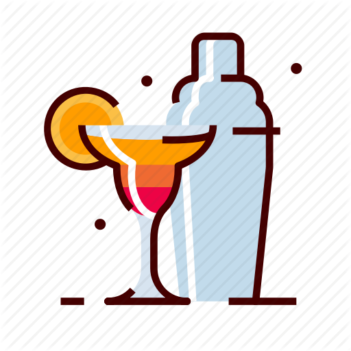 Alcohol Clipart Martini Shaker - Cocktail Shaker (512x512)