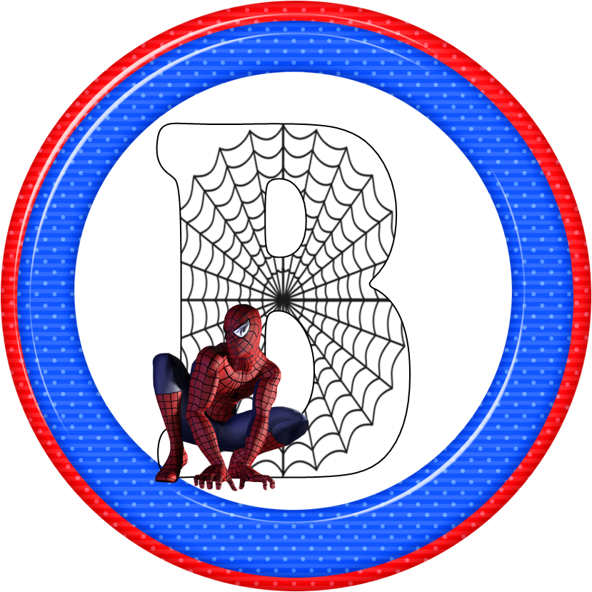 Alfabeto De Spiderman - Alfabeto Spiderman (829x829)