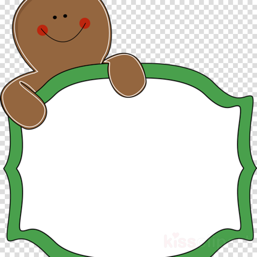 Download Gingerbread Man Border Clipart Gingerbread - Gingerbread Man Clipart (900x900)