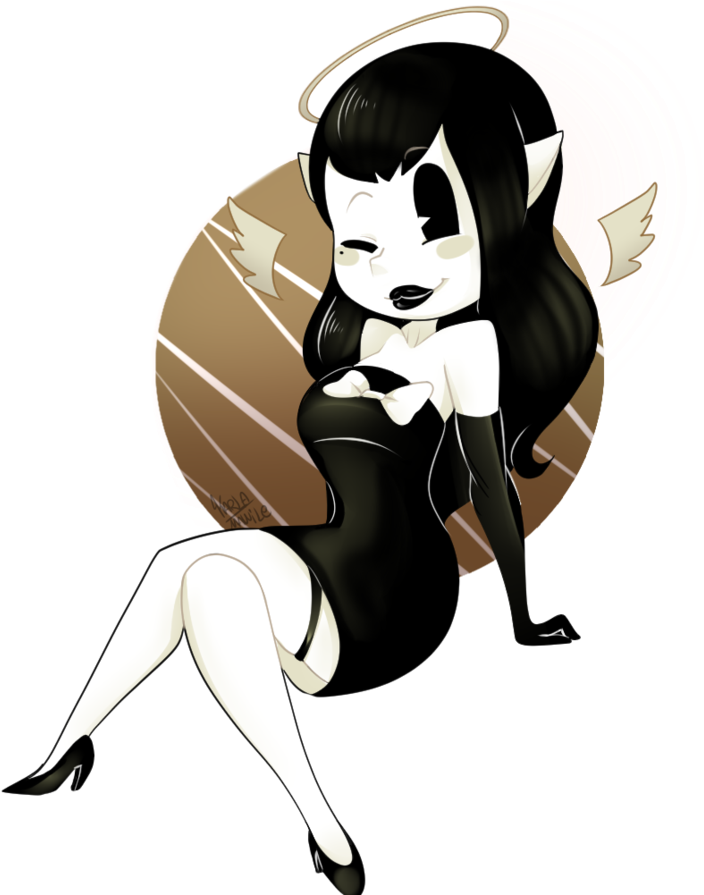 Clip Free Stock Alice Drawing Wallpaper - Bendy Alice Angel Hot (894x894)
