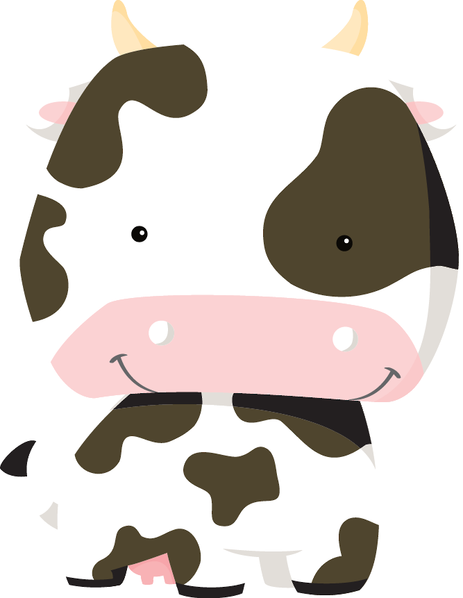 Cow Png, Cow Clipart, Clip Art, Journaling, Party Kit, - Clip Art (667x861)