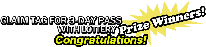 We Are Pleased To Announce The Winners For The “3days - Tokyo (910x199)