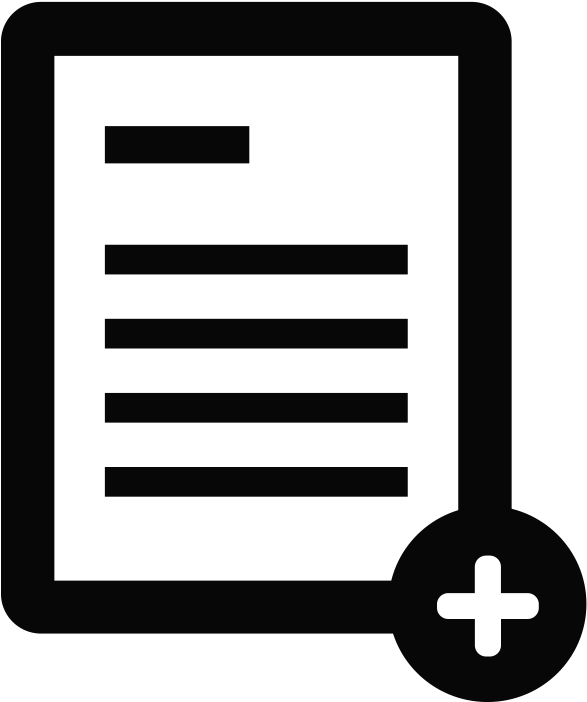 Add, Subjoin, Document, Instrument, File, Single, New, - Formatos Icon Png (1024x1024)