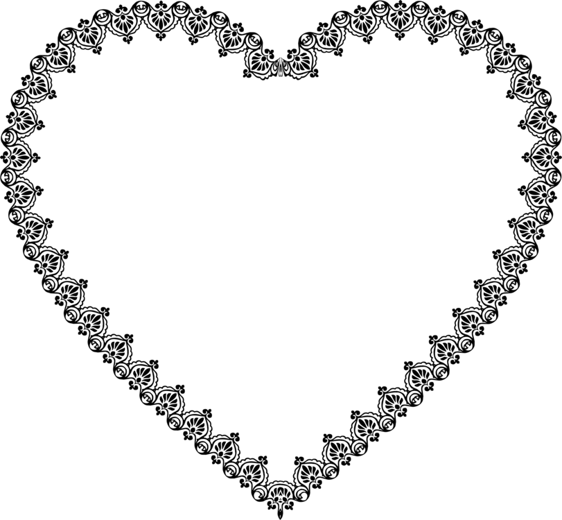 Picture Frames Ornament Computer Icons Antique - Vintage Frame Heart (811x750)