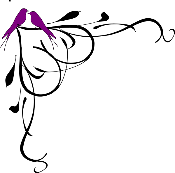 Frame Love Birds Png (600x595)