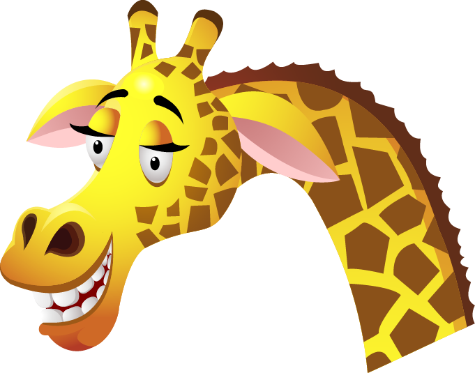 Clipart Giraffe Spot - Writing Numbers 1-20 [book] (681x535)