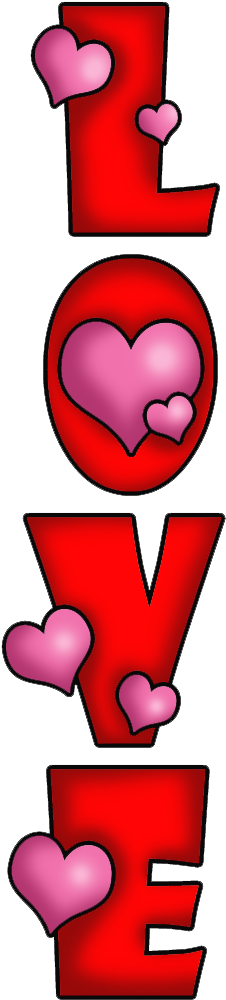 Heart Clip Art - Valentine's Day (263x1027)