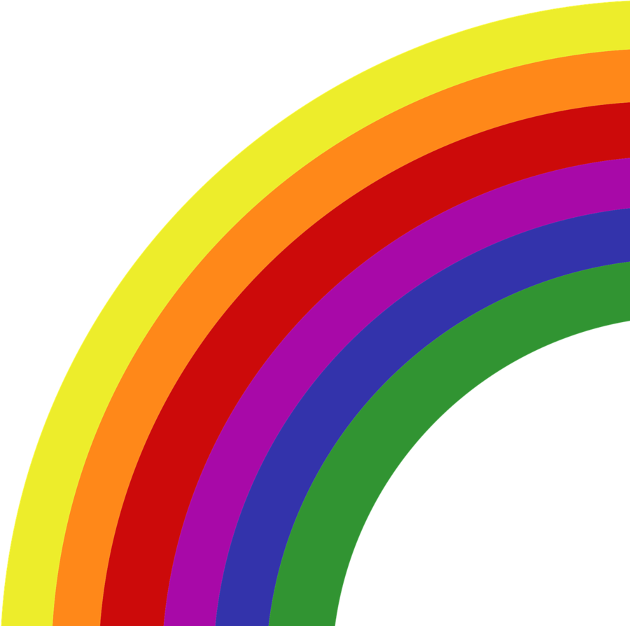 Download Half Rainbow Png Clipart Rainbow Flag Clip - Lgbt Rainbow (900x894)