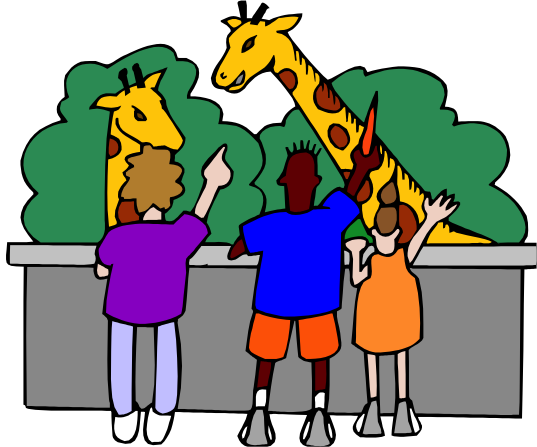 Free Download Visit The Zoo Clipart Zoo Field Trip - Go To The Zoo Clipart (537x447)