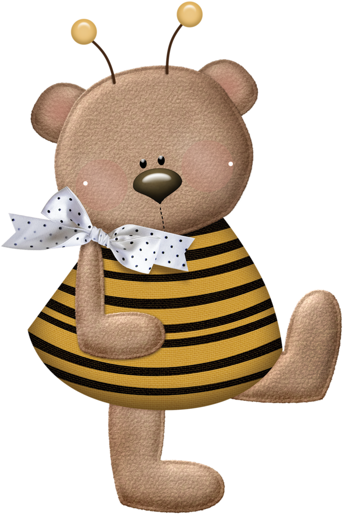 Bees🐝bears🐝honey - - Illustration (684x1024)