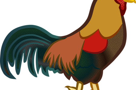 Download Wallpaper Clipart Full Wallpapers The World - Clean / Dirty (rooster Chicken) 2.25" Magnet Dishes (450x300)