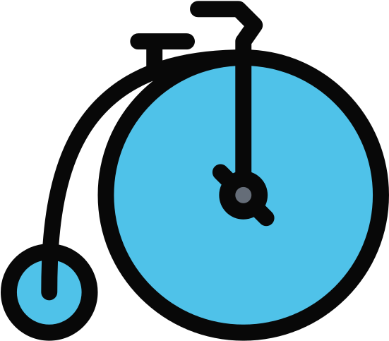 Vintage Bicycle - Scalable Vector Graphics (550x550)