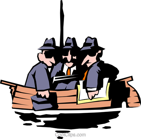 Clip Black And White Library Clipart Cool - All In The Same Boat (480x472)