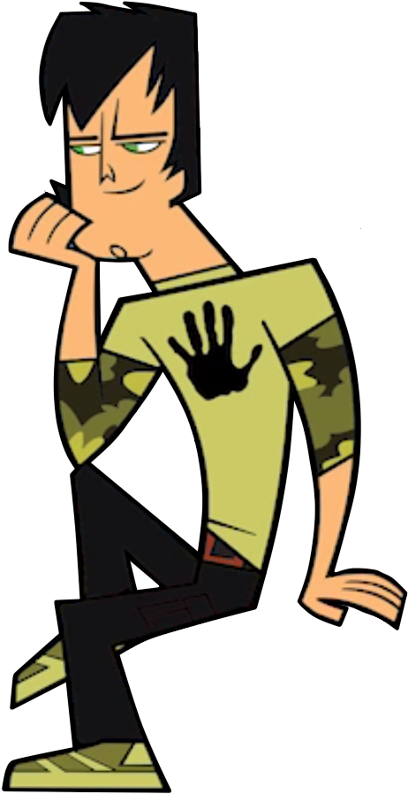 Drama Clipart Drama Movie - Total Drama Trent Sitting (523x977)