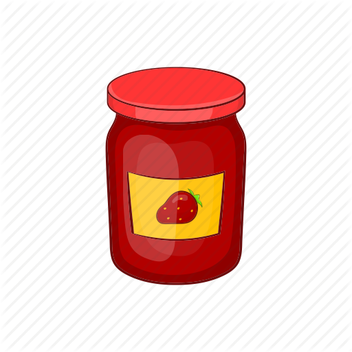 Cartoon Jam Jar Clipart Jam - Cartoon Jam Jar (512x512)