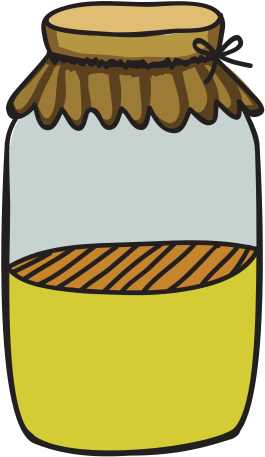 Jar Clipart Half Full - Jar Clipart Half Full (550x550)