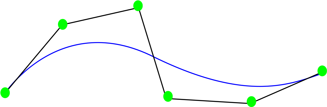Pole Vector Maya Clipart Transparent Library - Nurbs Curve Degree 2 (1200x441)