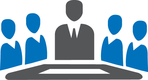 Clip Art Free Library Announcements Clipart Shareholder - Board Of Directors Icon (573x310)