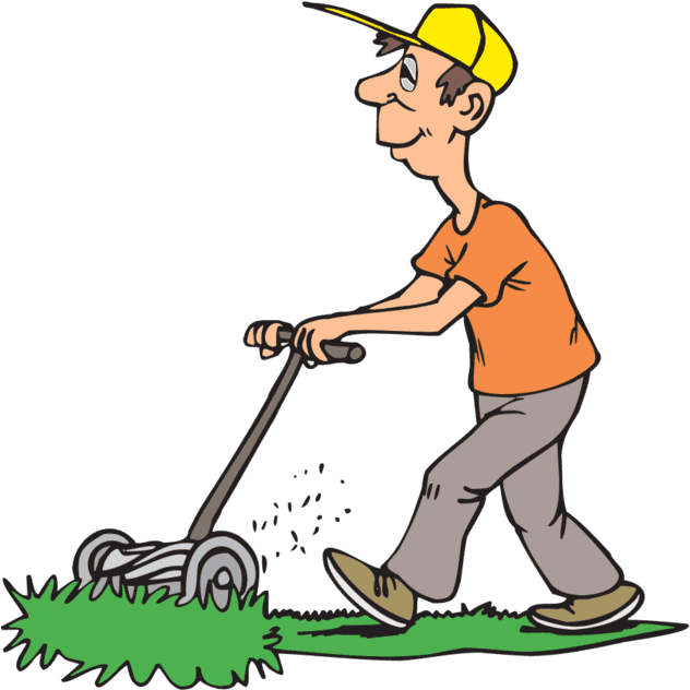 Coupon Clipart Lawn Mowing - Mowing The Lawn.