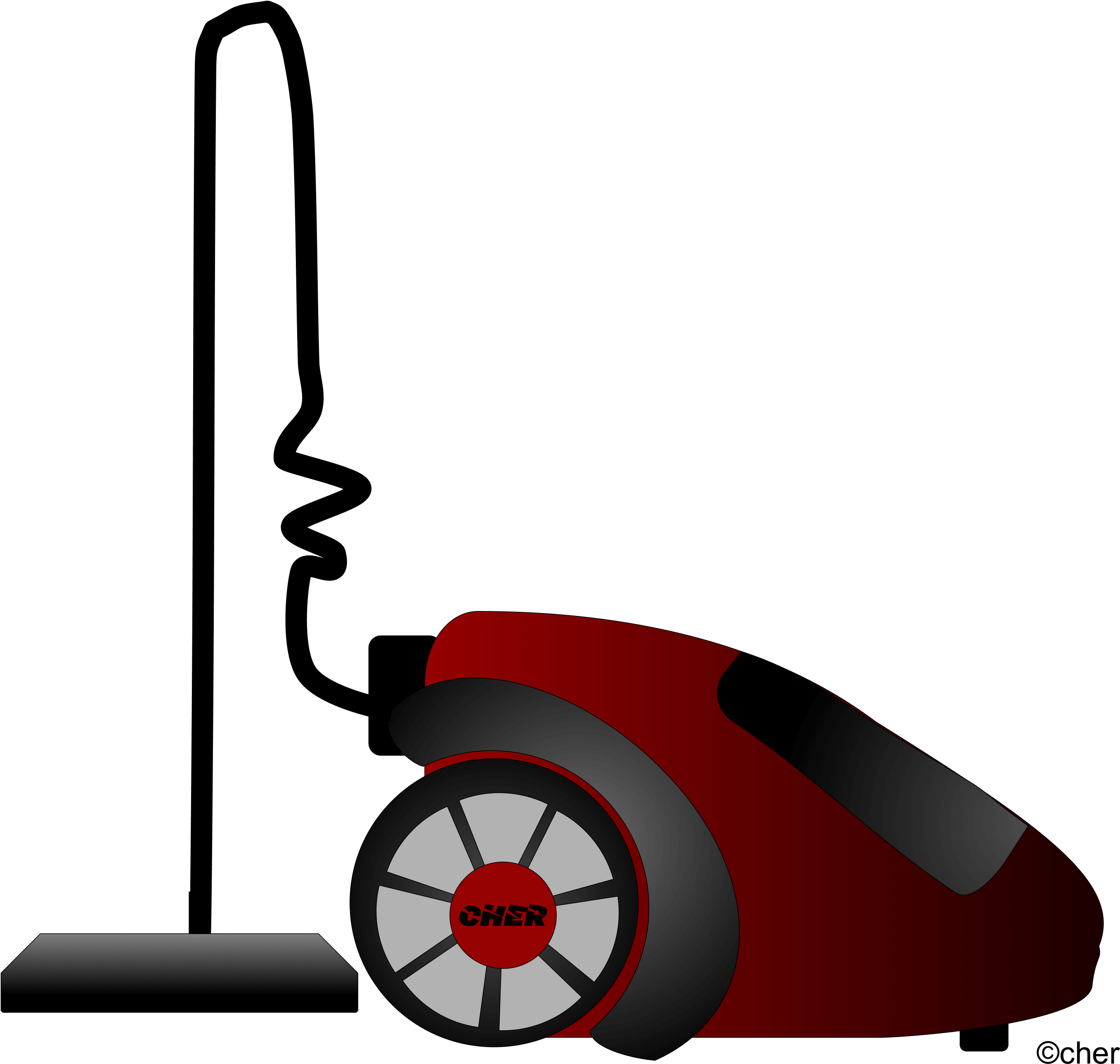 Lawn Mower Clipart Free Free Download Best Lawn Mower - Vacuum Clipart (2916x2691)