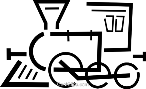 Trains Locomotives Royalty Free Vector Clip Art Illustration - Trains Locomotives Royalty Free Vector Clip Art Illustration (480x292)