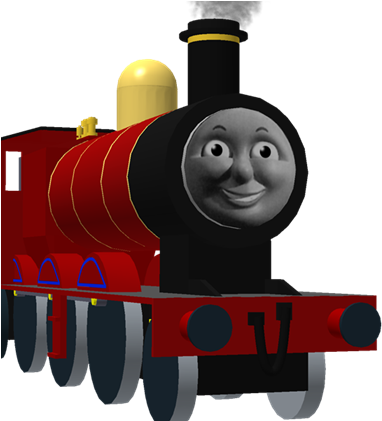 Picture Royalty Free Library Clipart Of James The Tank - James The Red Engine Roblox (420x420)